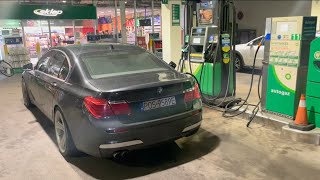 Ile Pali N57 BMW F01 730d Jazda Dynamiczna  Test Spalania w Trasie  Fuel consumption info [upl. by Enirrok954]