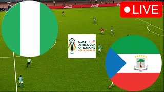 🔴Nigeria vs Equatorial Guinea Live  Africa Cup of Nations 2024 Full Matches Live Today [upl. by Naida]