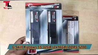 G Skill RipJaws S5 32GB 2x16GB DDR5 5200 Unboxing Tech Land [upl. by Anec897]