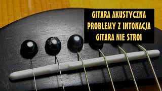 GITARA zebbach Gitara akustyczna NIE STROI😢CO ZROBIC   INTONACJA jak dziala strunnik [upl. by Aititel]