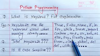 Python Keywords  Learn Coding [upl. by Cioffred]