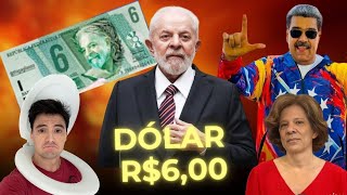 DÓLAR R 600 GRAÇAS AO LULA JÁ SOMOS UMA VENEZUELA DE MADURO [upl. by Edgerton]