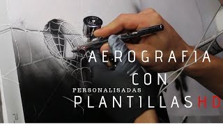 Aprende cómo aerografiar con plantillas HD  Aerografia en PS4 técnicas únicas [upl. by Euqinmod]