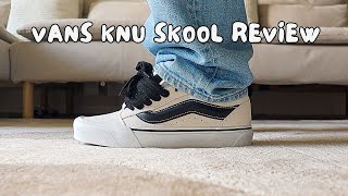 White Vans Knu Skool Review  Why Everyones Obsessed with These [upl. by Ogram739]