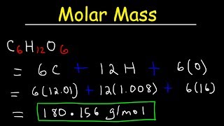 How To Calculate The Molar Mass of a Compound  Quick amp Easy [upl. by Rosie]