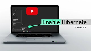 How To Enable Hibernate Setting In Windows 10 device [upl. by Annaear276]