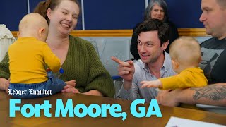 Sen Jon Ossoff visits Ft Moore to discuss maternal health care MOMS Who Serve Act of 2024 [upl. by Faydra]