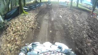 2014 Hangover Scrambles at Washougal MX January 1 2014 Helmet Cam Quads [upl. by Peregrine]