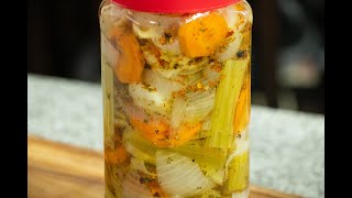 🔥ESCABECHE CON PENCAS DE ACELGA🔥 shorts [upl. by Ashla152]