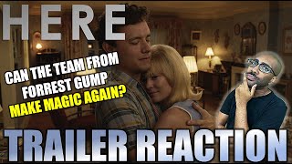 HERE MOVIE TRAILER REACTION Can Robert Zemeckis Create Magic Tom Hanks  Robin Wright [upl. by Ayita197]