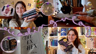 READING VLOG  reading spooky romance  lots of exciting book mail🌙🔮✨ [upl. by Ialocin380]