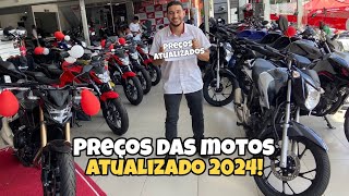 🏍️ Tabela de PREÇOS MOTOS 2024 HONDA Em SETEMBRO  Confira os Valores das Motos Honda 2024 🏍️ [upl. by Duwad]