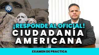 Responde al oficial  Ciudadanía americana 2024 [upl. by Zach]