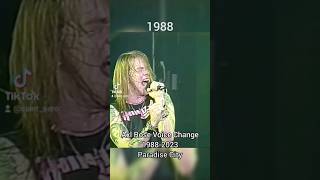 Axl Rose voice change on Paradise City 19882021 gunsnroses axlrose fyp rock shorts music [upl. by Cooley448]