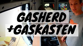 Dometic Kocher einbauen  Gaskasten und Gasinstallation  Peugeot Boxer DIY Campervan Selbstausbau [upl. by Latton]