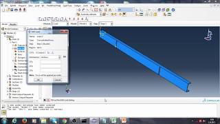 Abaqus standard Nonlinear buckling tutorial [upl. by Lorelei55]