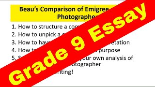 Students Top Grade Comparison of Emigree and War Photographer [upl. by Wyck796]