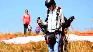 Paragliding  Jeseníky Kamenec [upl. by Dowell]