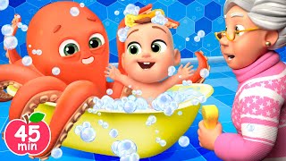 Bath Tub Song with Sea Animals More Lalafun Nursery Rhymes amp Kids Songs [upl. by Iah]