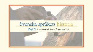 Svenska språkets historia del 1 – runsvenska och fornsvenska Trailer 1859KM [upl. by Milurd]