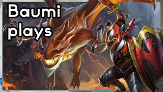 Dota 2  LORD OF THE ORBS  Baumi plays Dragon Knight [upl. by Adnat]