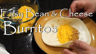 Easy Bean amp Cheese Burritos  A Quick Meal Made Mild Or Spicy [upl. by Euqirne977]