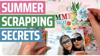 The EASIEST way to Scrapbook Summer ⏰ in less than ONE hour [upl. by Jonny]