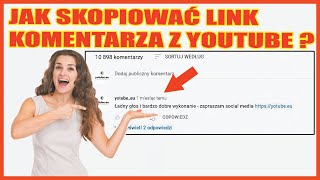 Jak skopiować link do komentarza z YouTube Promowane komentarze na youtube [upl. by Sassan]