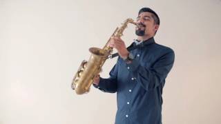 Solo con verte  banda MS sax cover [upl. by Cormier135]