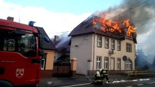 Pożar Domu Kultury Strzelno [upl. by Sadirah]