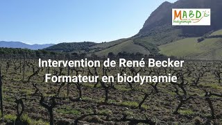 L’agriculture biodynamique approche globale et voie de résilience   René Becker [upl. by Del]