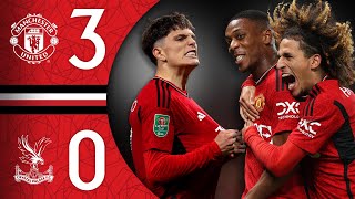 VICTORY IN THE CUP 🔥  Man Utd 30 Crystal Palace  Highlights [upl. by Claudina]