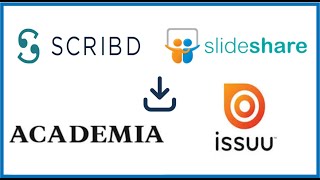 COMO DESCARGAR DE SCRIBD SLIDESHARE ISSUU Y ACADEMIA  LIBROS PDF ARCHIVOS DOCUMENTOS [upl. by Htedirem604]