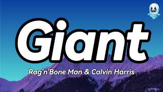 RagnBone Man amp Calvin Harris  Giant Lyrics👻 [upl. by Photima]