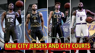 New NBA City Jerseys and City Courts  NBA 2K23 NEXT GEN Update [upl. by Eiramnerual]