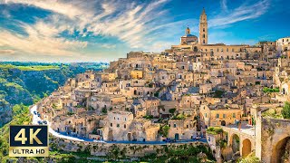 Matera Italy 🇮🇹 4K Third Oldest City in the World Walking Tour [upl. by Nevaed]