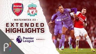 Arsenal v Liverpool  PREMIER LEAGUE HIGHLIGHTS  242024  NBC Sports [upl. by Darmit]