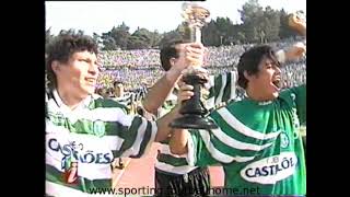 Sporting vencedor da Taça de Portugal 19941995  Tributo TVI [upl. by Leoine]