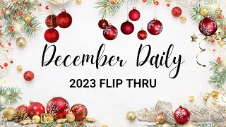 December Daily 2023 Flip Thru  Jessica Grace [upl. by Nylidnarb]