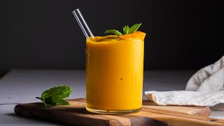 Only 2 Ingredients Mango Smoothie [upl. by Eiramanitsirhc]