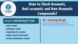 How to confirm Aromatic Nonaromatic and Antiaromatic compounds gpat niper chemistry neet [upl. by Engle520]