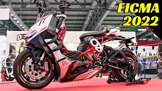 EICMA 2022 Milano  NEW Italjet Dragster 500GP Concept  43Hp at 8000 rpm  Walkaround amp Details [upl. by Noelle]