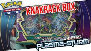 KNAKRACK EX Box mit PLASMA STURM Pack Hammer Pulls  Pokemon Booster Opening Deutsch [upl. by Antony780]