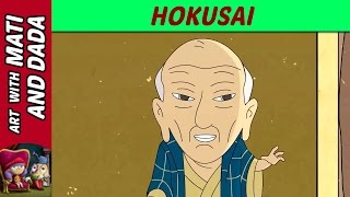 Art with Mati and Dada – Hokusai  Kids Animated Short Stories in English [upl. by Norvun]