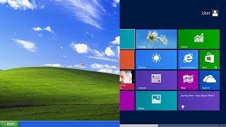 Upgrade Windows XP To Windows 8 Tutorial [upl. by Couhp]