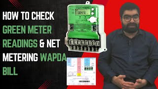 HOW TO CHECK READINGS OF NET METER  HOW TO READ NET METERING BILL BY WAPDA  TIMELINE OF NET METER [upl. by Norreg26]