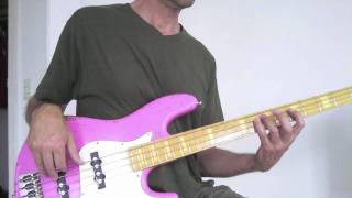 1 octave Mixolydian scale for bass using tetrachords pattern 1 [upl. by Analart]