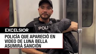 Son extras los que aparecen en el vagón del Metro Policía del video de Luna Bella [upl. by Barabas]