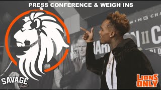 Making the Weight  Jermell Charlo vs Tony Harrison a Day before the fight Lions Only Team Savages [upl. by Zenitram]