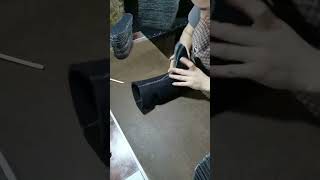 Neoprene Lining for comfort amp durable in Rubber Boots boots rubber footwear viral trending [upl. by Maxie]